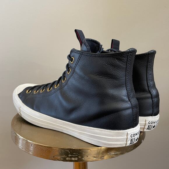 Converse Chuck Taylor Leather High 'Black Egret' 169658C | Men’s 13, EUC - Picture 3 of 12
